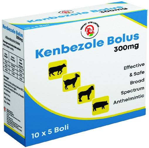 Kenbezole Bolus 300mg product pack